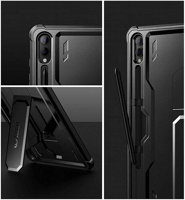 Tech-Protect Kevlar Pro Galaxy Tab S9+ Plus 12.4 X810 / X816B Black