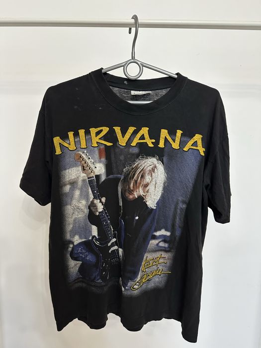 Мерч vintage nirvana kurt cobain футболка