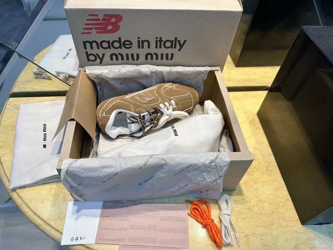 WhiteSilver\NewBalance*Damskie*Moda*SLMIUMIU UnisexTrampki.40