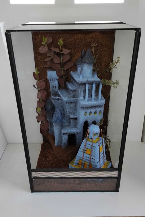 Terrarium dla gekonów płaczących, modliszki, TW08N AuqaWaves