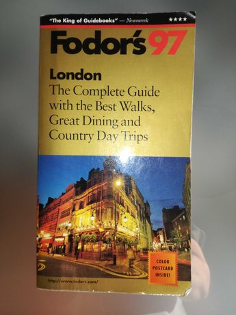 Guia turístico de Londres Fodor's 97 em inglês.