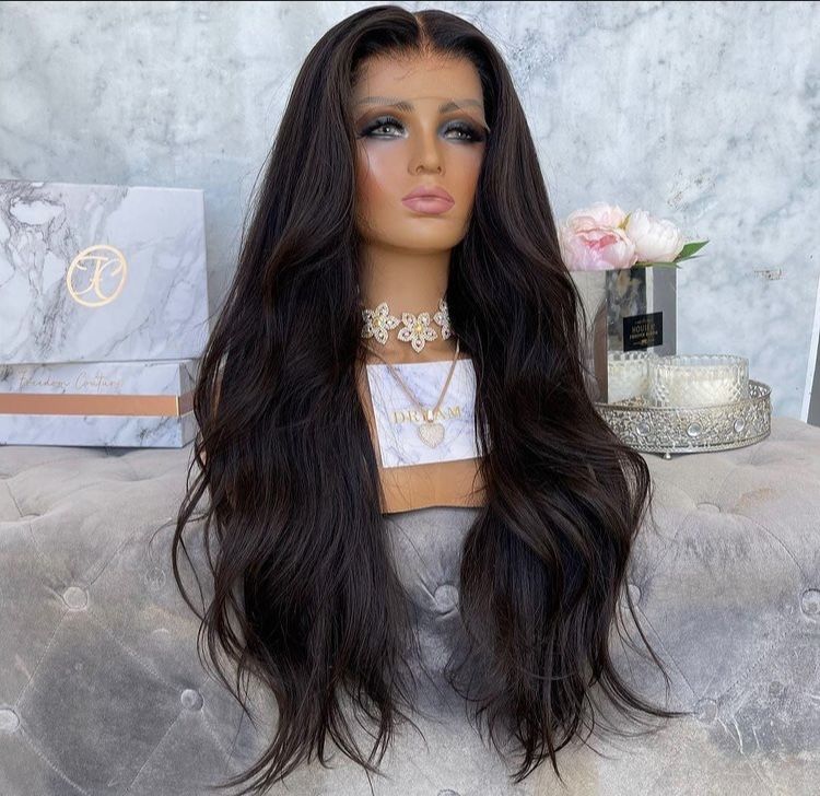 nowa naturalna peruka lace front 100% ludzki wlos na co dzien