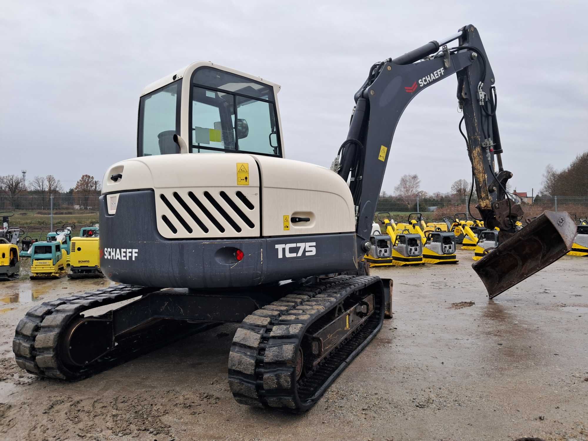 Minikoparka SCHAEFF TEREX TC 75 / 17r! / 7,5T / volvo ecr 88 yanmar