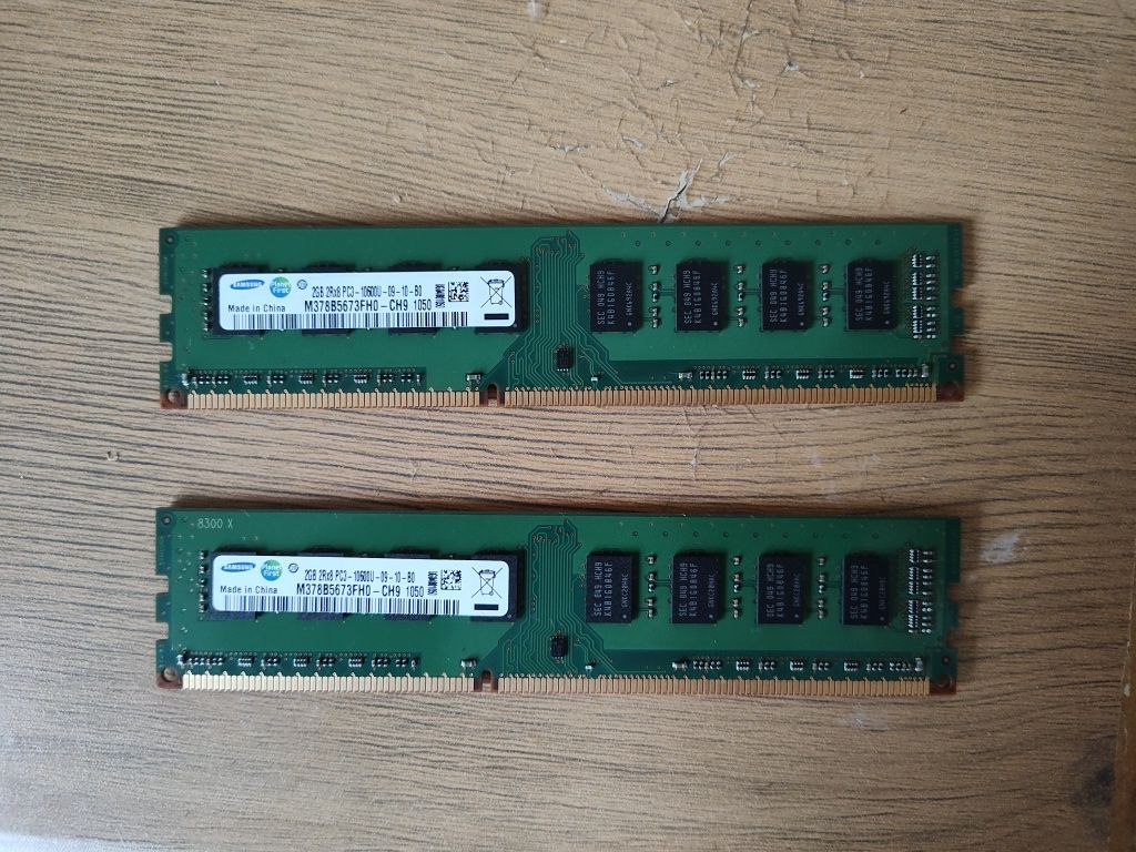Pamięć RAM 2gb x 2