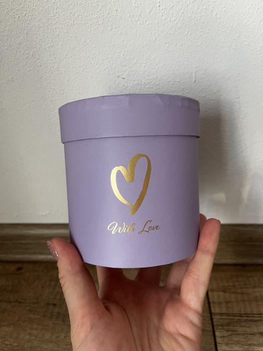 Floverbox pudełko na kwiaty fioletowe 11 cm