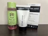 PIXI Collagen Tonik 100ml + INKEY LIST Serum z retinolem 30ml travel