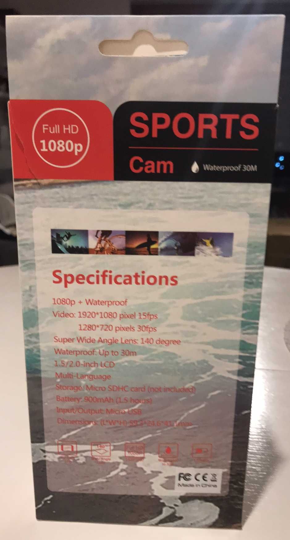 Kamera sportowa Full HD 1080p SPORTS Cam
