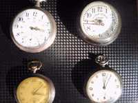 colecção de 4 relógios de bolso