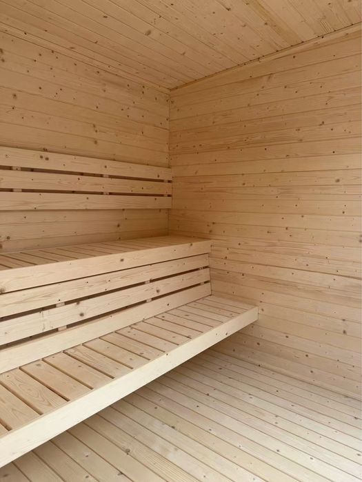 Sauna ogrodowa z tarasem + PIEC+ MONTAŻ I TRANSPORT