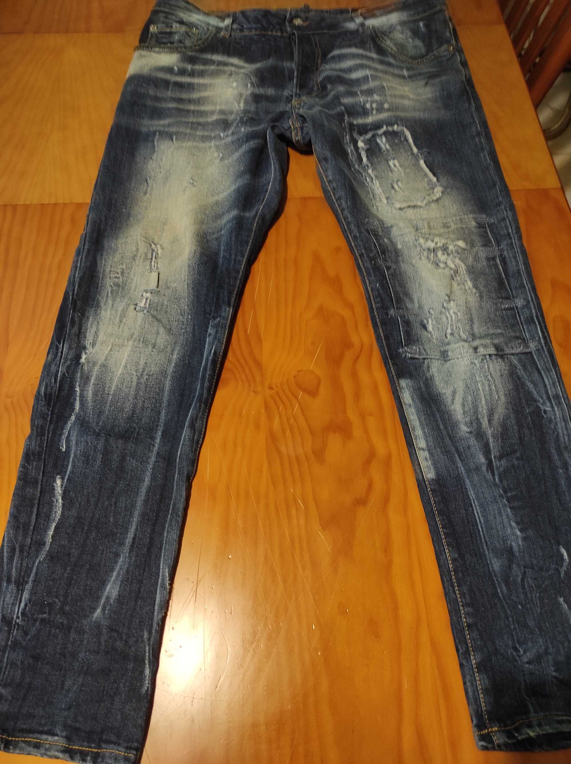 Calça de ganga para homem