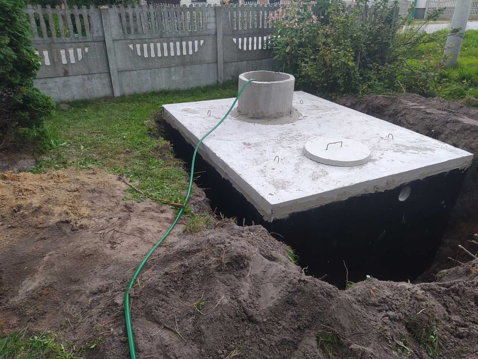 Szambo Betonowe 8m3 Z Wykopem Kanał samochodowy Szamba