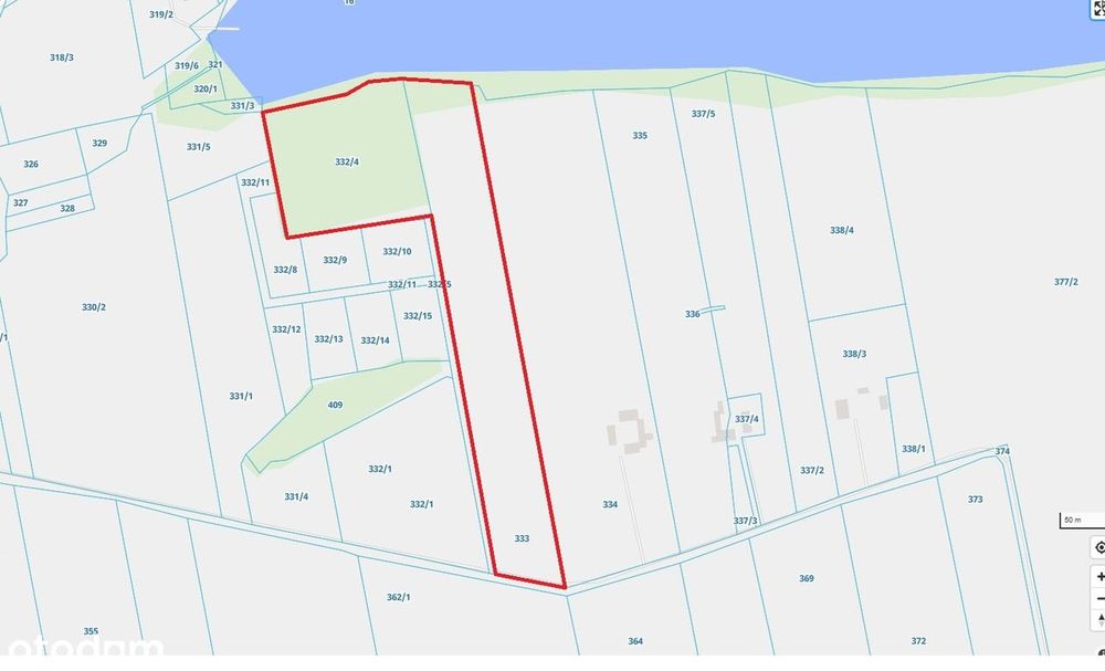 Okazja - działka z lasem i dostępem do jeziora Wołogosz Duży