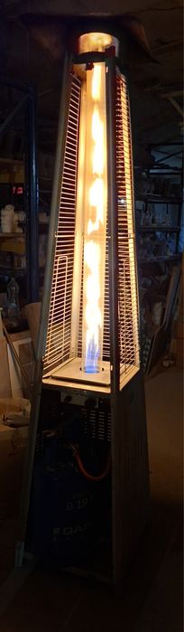 Parasol grzewczy gazowy Nagrzewnica promiennik ogrzewanie hali tarasu