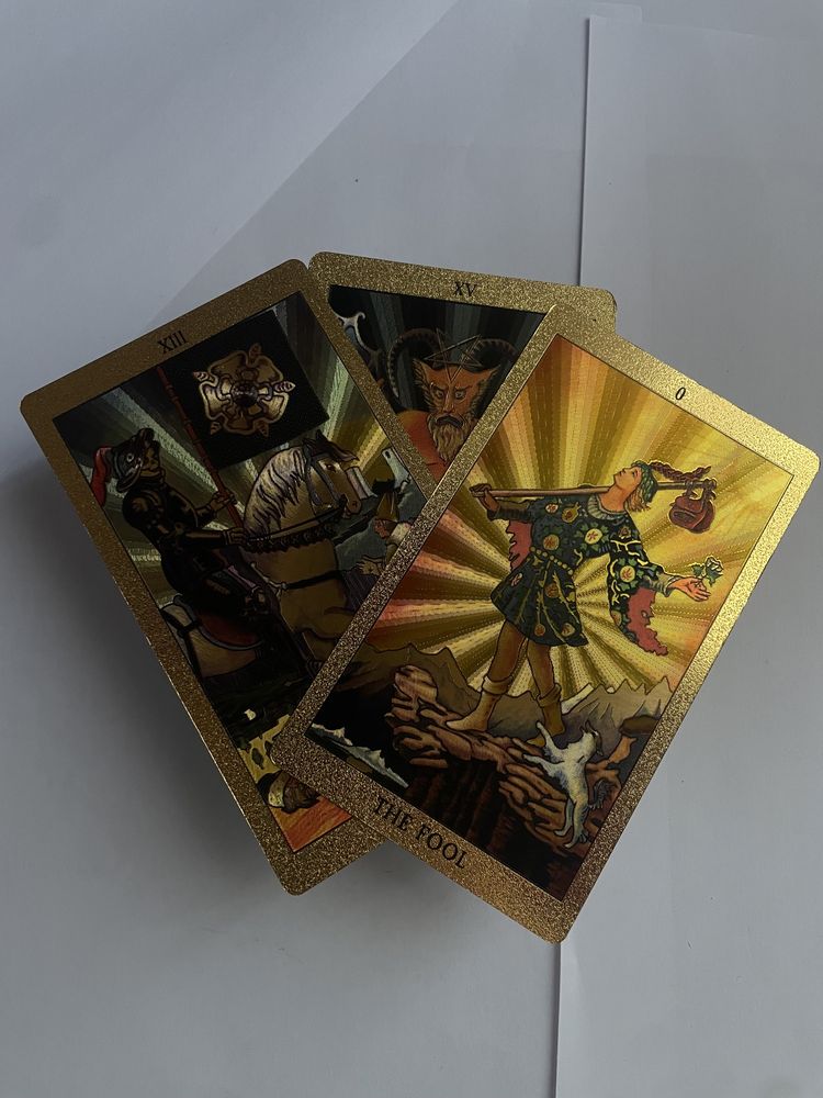 Карти gold foil tarot