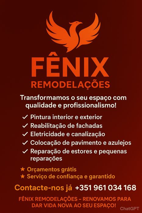 Obras e remodelações Fênix