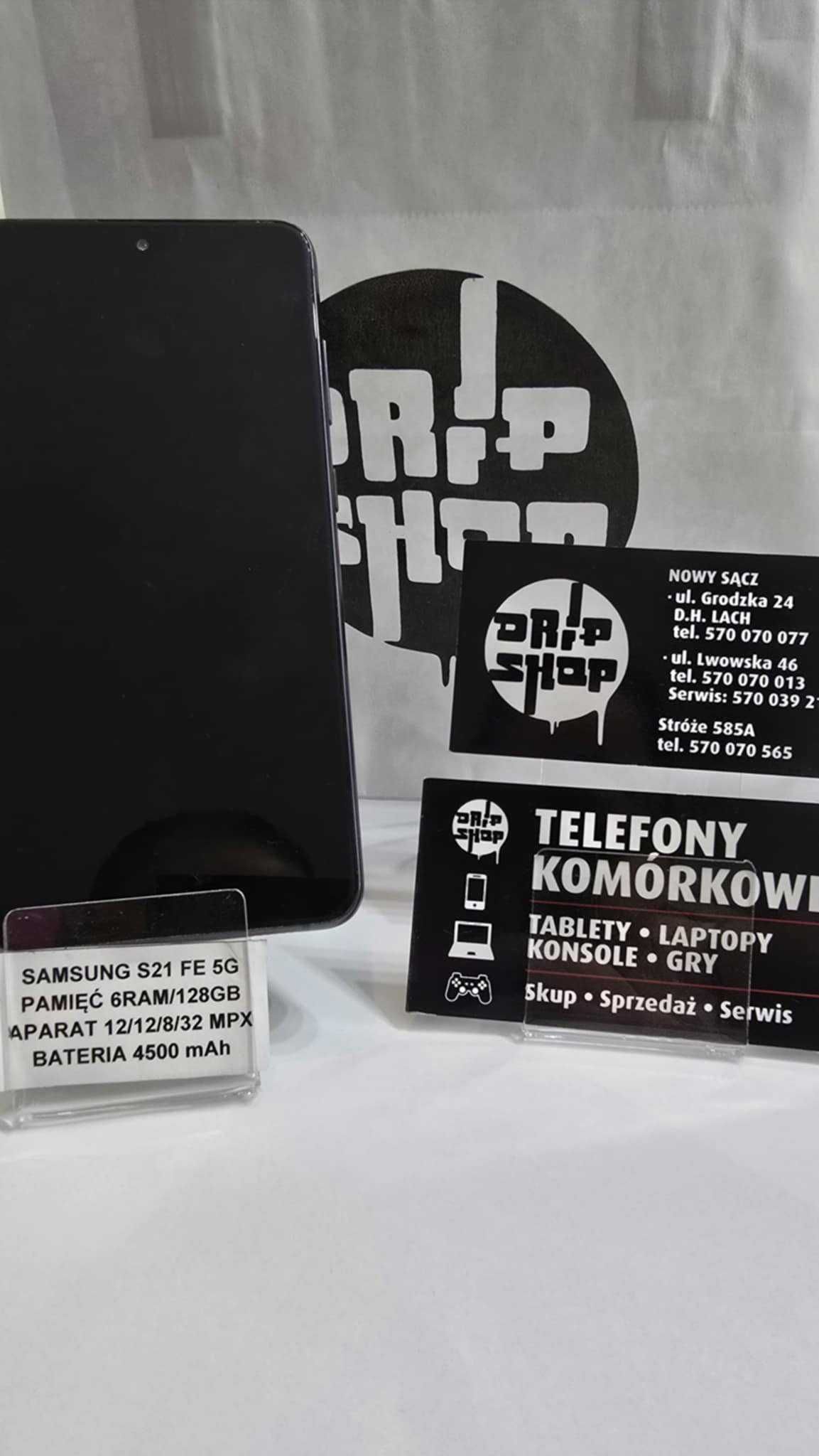 Samsung s21 FE 5G 128GB Black Gwarancja sklep Gsm Stróże