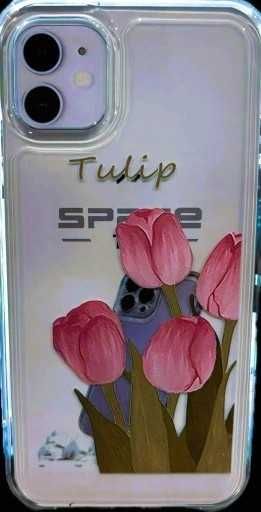 Etui PLECKI do Apple iPhone 13 / 14 KWIATY TECZA KOLORY