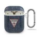 Guess GUACA2TPUJULDB AirPods 1/2 covergranatowy/dark blue Jeans