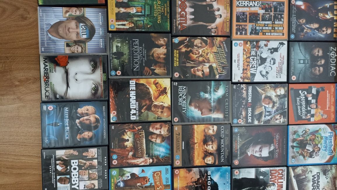 filmy dvd 5 sztuk za 10zl