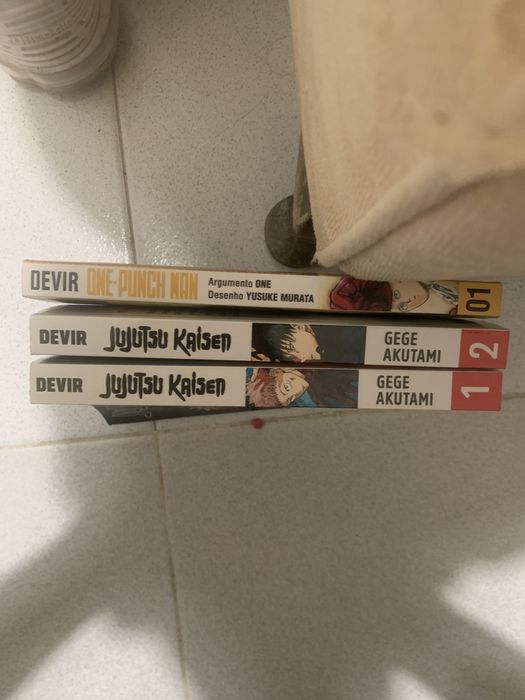 mangá jujutsu kaisen 1 e 2 e one punch man