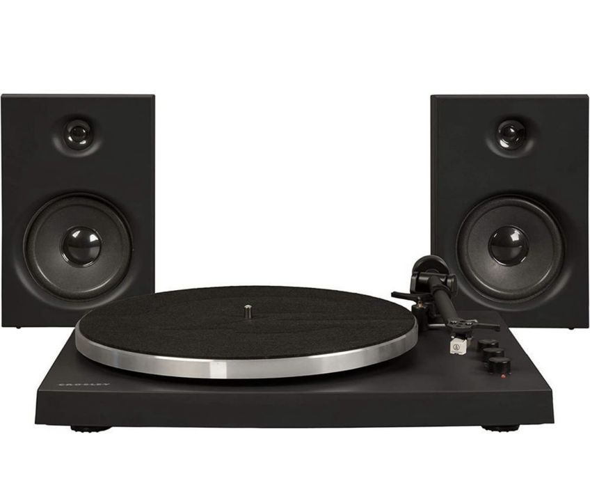 вініловий програвач з колонками Crosley T150 Black (T150A-BK)