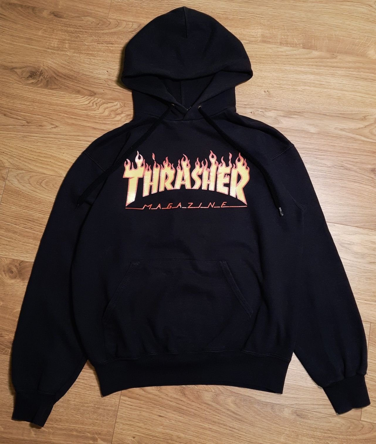 Bluza Thrasher Magazine Czarna z kapturem S