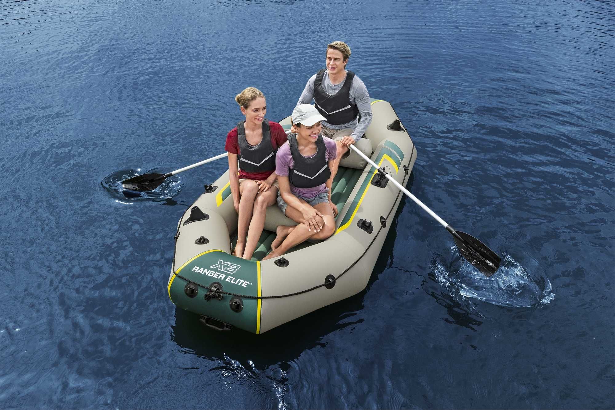 wzmocniony ponton wędkarski turystyczny 300 x150 x46 cm do max 400 kg