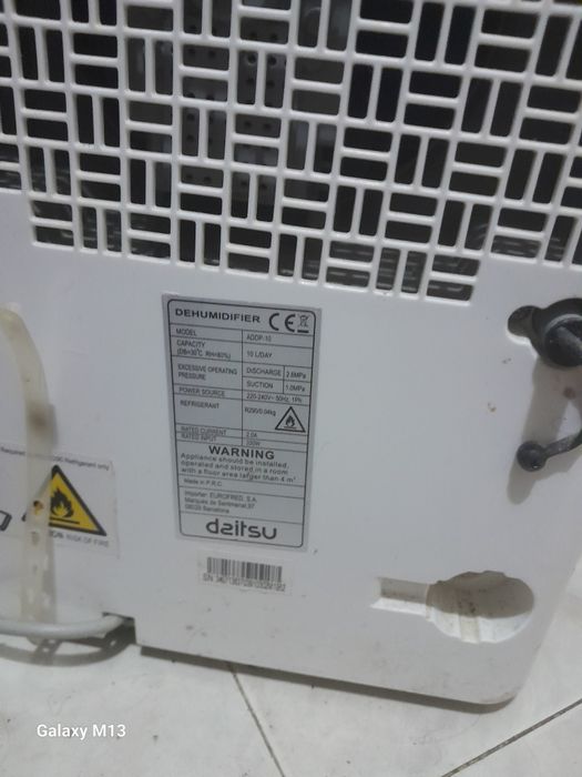 Desumidificador daitsu addp 10