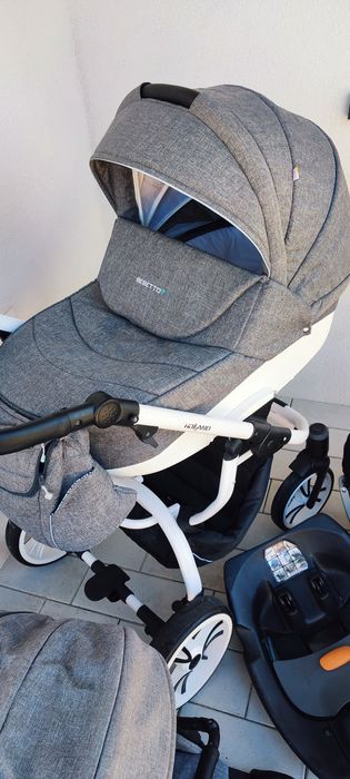 Wózek 4w1 uniwersalny kolor fotelik i baza Cybex