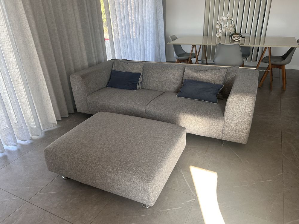 Sofá Chaise Longue Cinzento
