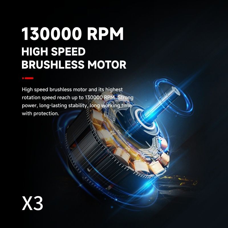 Турбовентилятор SUPER POWER TURBO FAN X3 |130 000 RPM |52m/s| оригінал