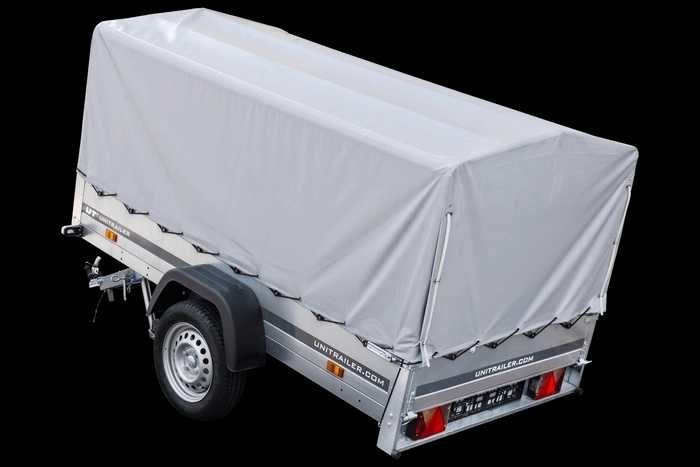 Przyczepka 230x125 UNITRAILER GARDEN 230 KIPP ze stelażem i pokrowcem