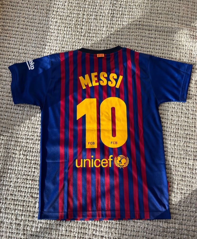 Camisola Barcelona Messi criança