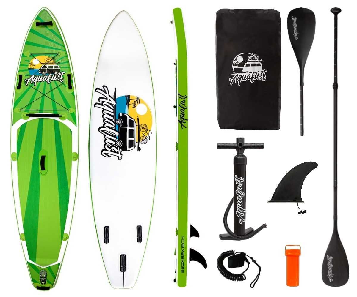 НОВАЯ Дошка SUP AQUALUST 2 СЛОЯ САП доска 320 см. Борд Board Paddle