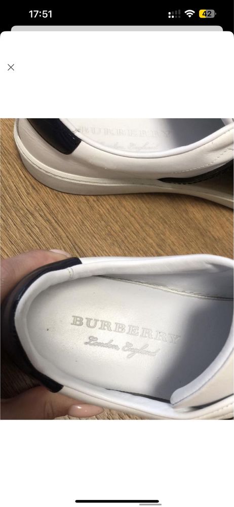 Кеди Burberry оригінал 39