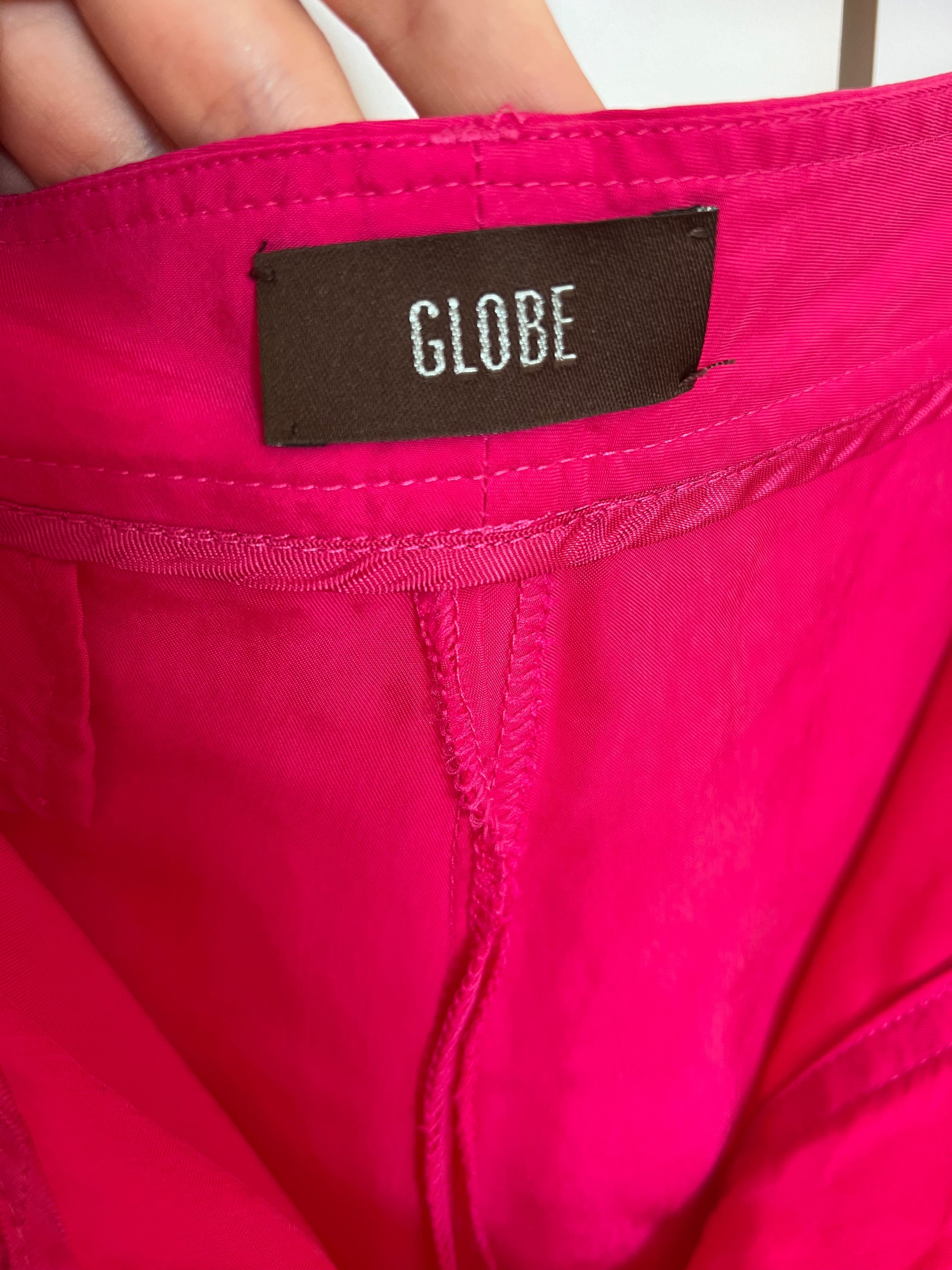 Calças rosa curtas formais Globe 42