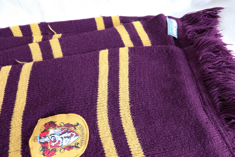 В'язаний шарф Гаррі Поттер Гриффіндор Хогвартс широкий довгий 200 см