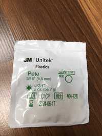 Gumki wyciągi ortodontyczne 3M Unitek Pete Light 3/16” (4,6 mm)