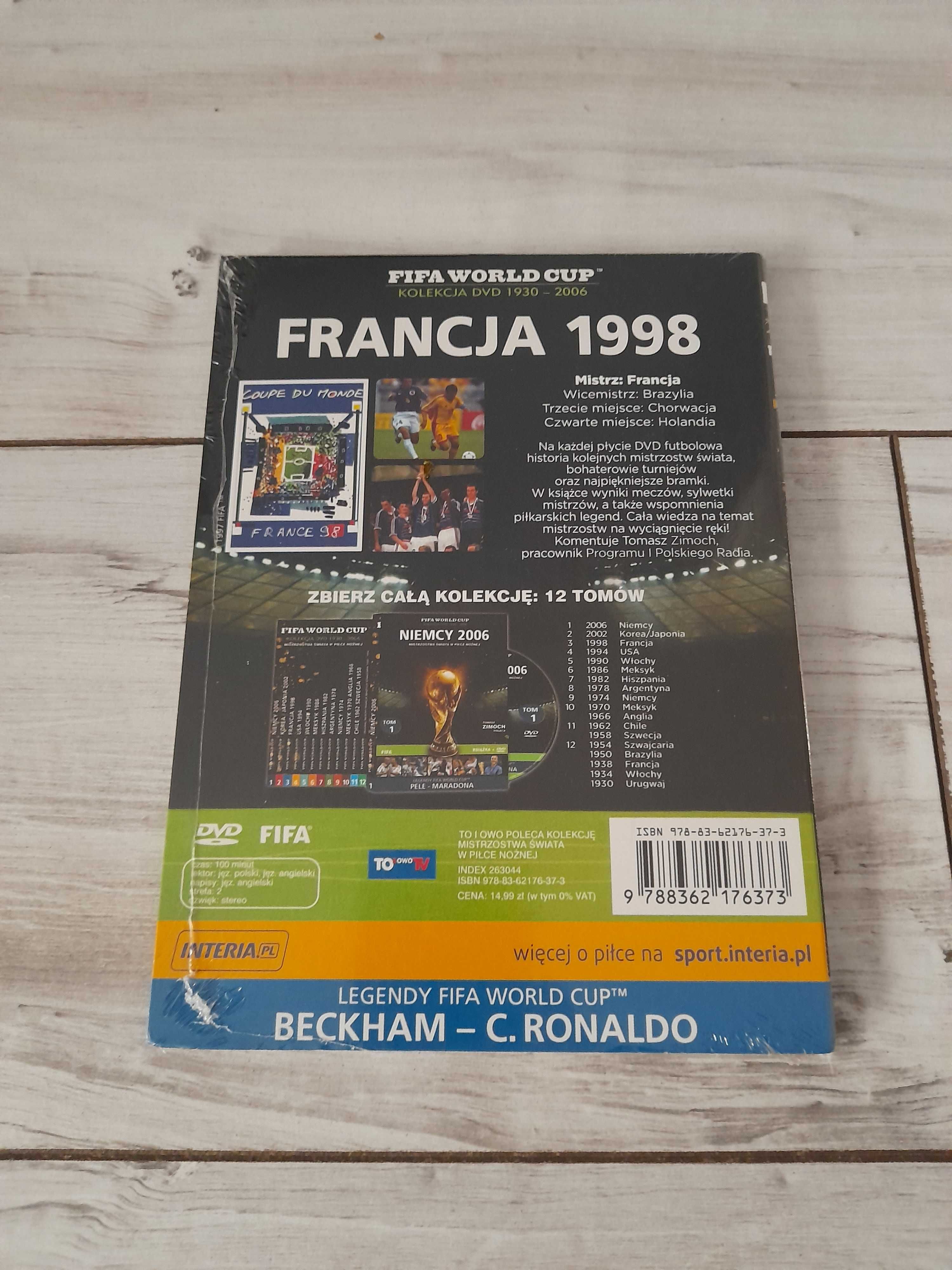 Płyta DVD FIFA WORLD CUP tom 3, Francja 1998