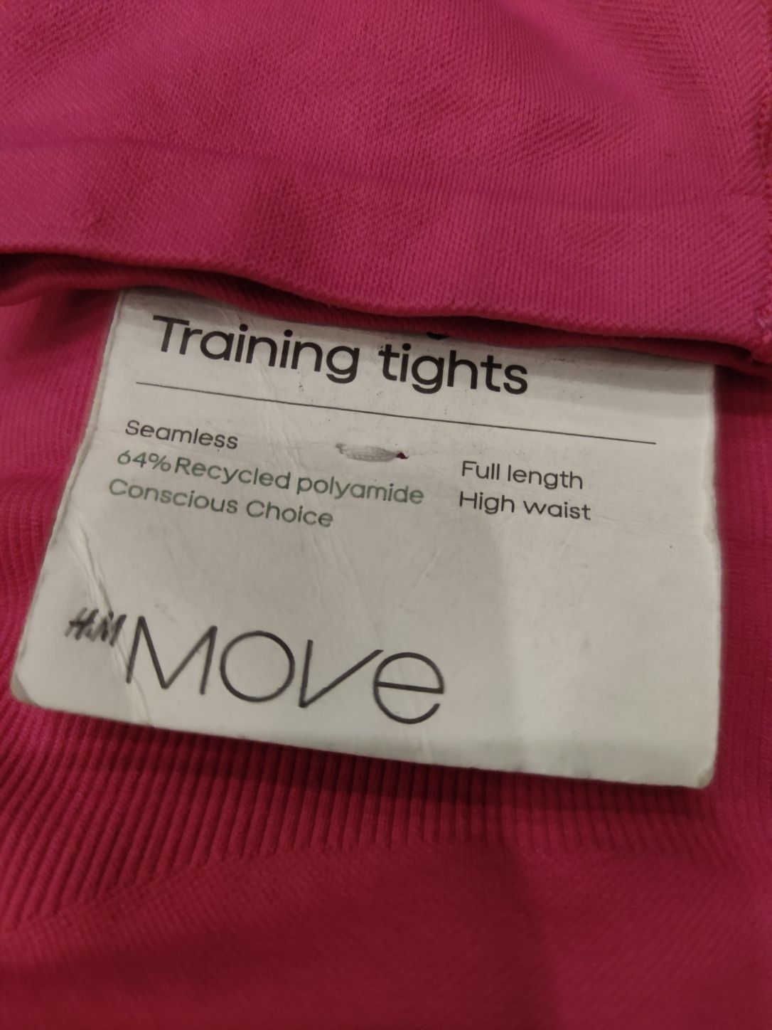 Bezszwowe legginsy modelujące H&M Dry Move. Nowe, wyprzedane, a TANIEJ