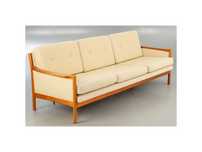 Sofa 3-osobowa | rama z drewna tekowego | Dania 1960s