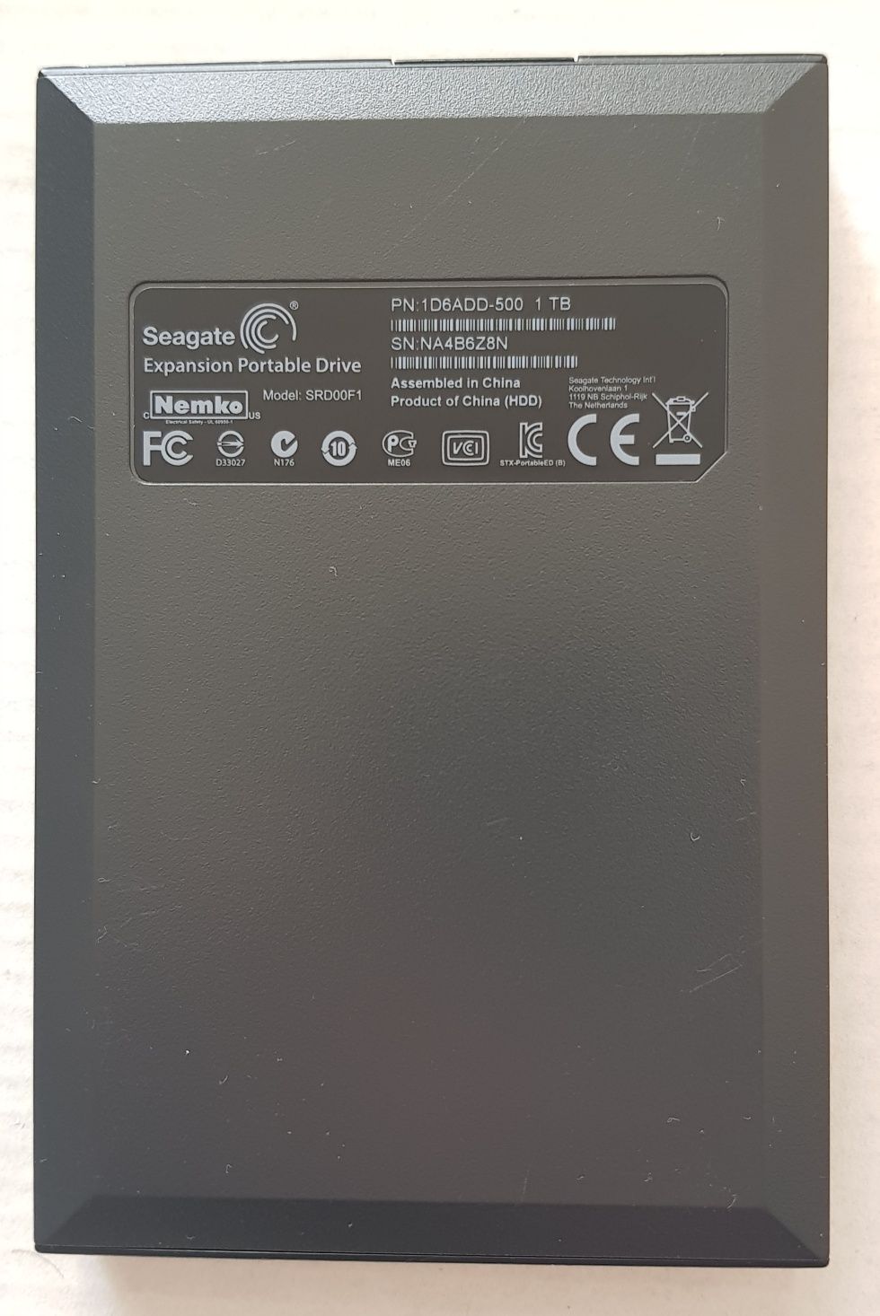 Зовнішній жорсткий диск Seagate Expansion Portable Drive 1 ТБ USB 3.0