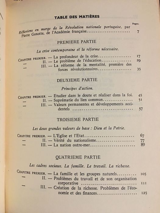 Salazar Principes d´Action / Adriano Moreira/ Províncias do Oriente