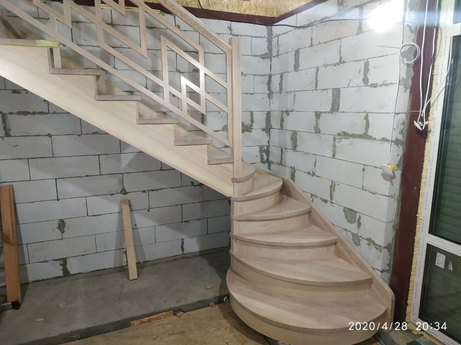 Изготовление деревянных лестниц. 3D визуализация проекта