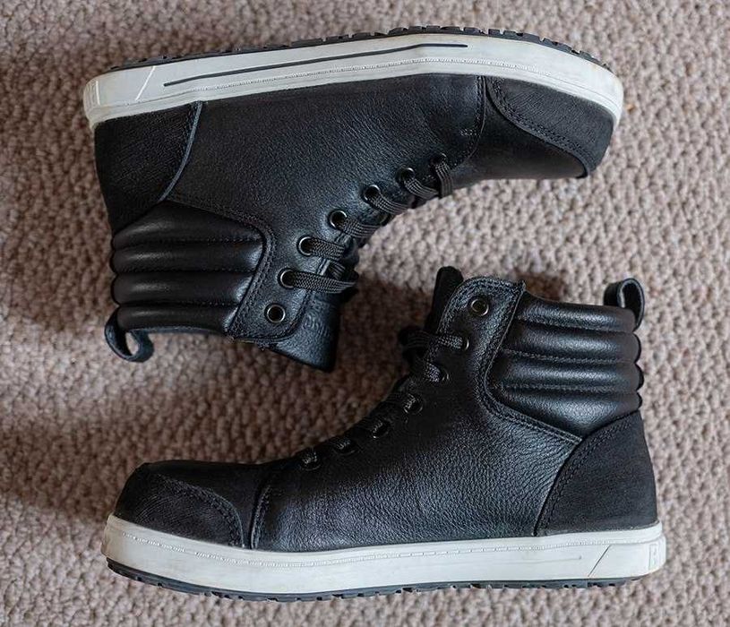 Кожаные хайтопы ботинки Birkenstock