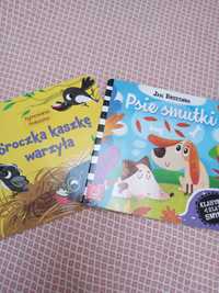 Dwie książki książka dla dzieci Sroczka kaszkę warzyła i Psie smutki