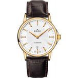Zegarek damski EDOX Les Bemonts Srebrny/Skóra Ø28 mm