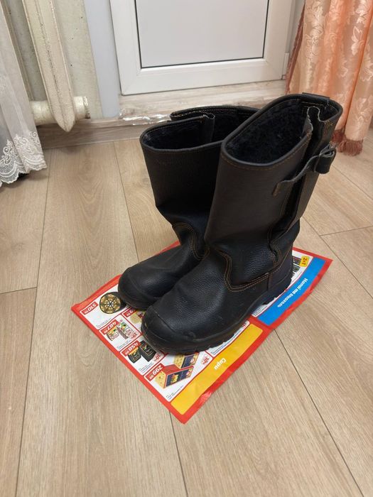 Кирзовые сапоги утеплённые