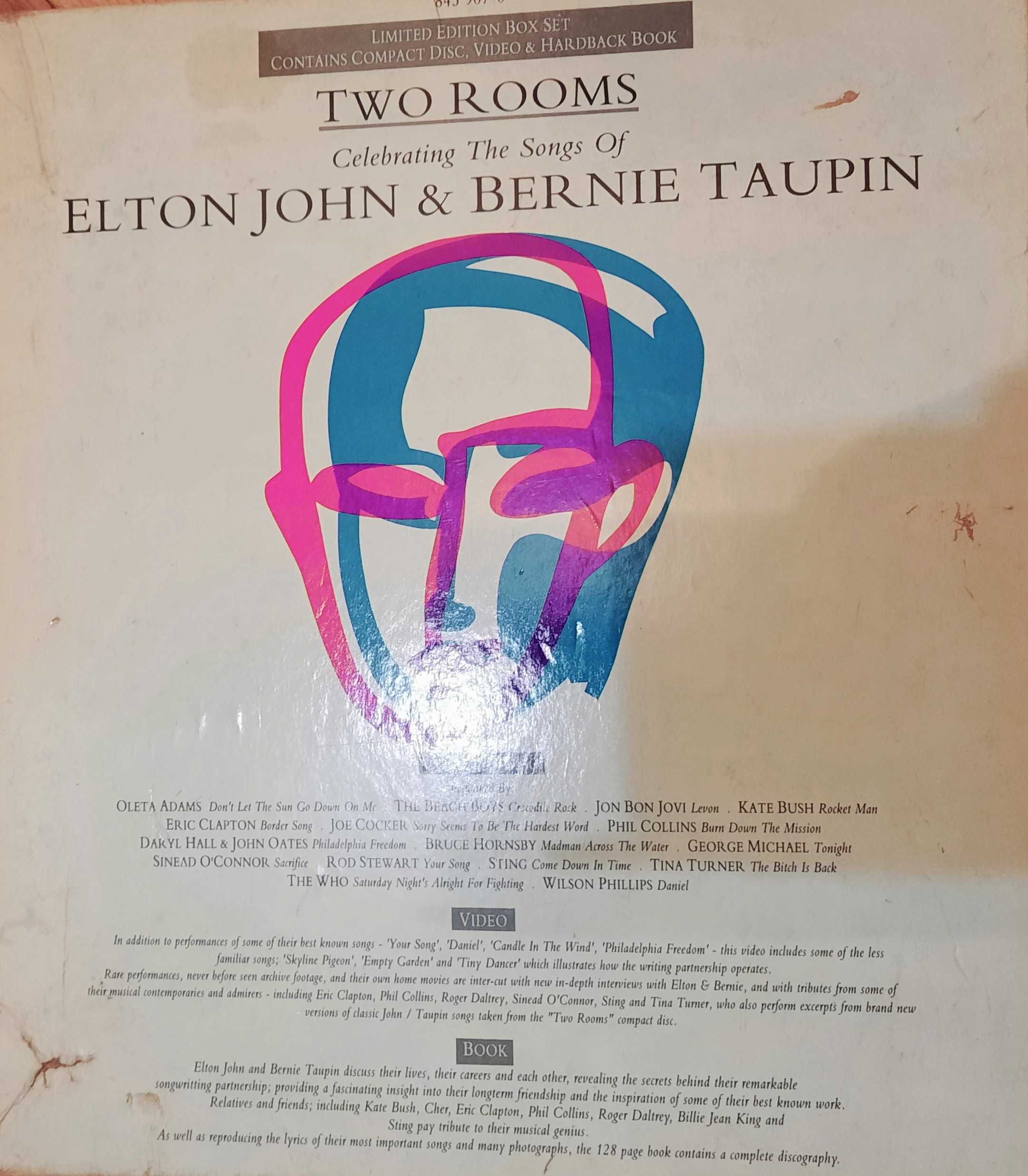 Álbum "Two rooms" CD e DVD (de Elton John e Bernie Topin)