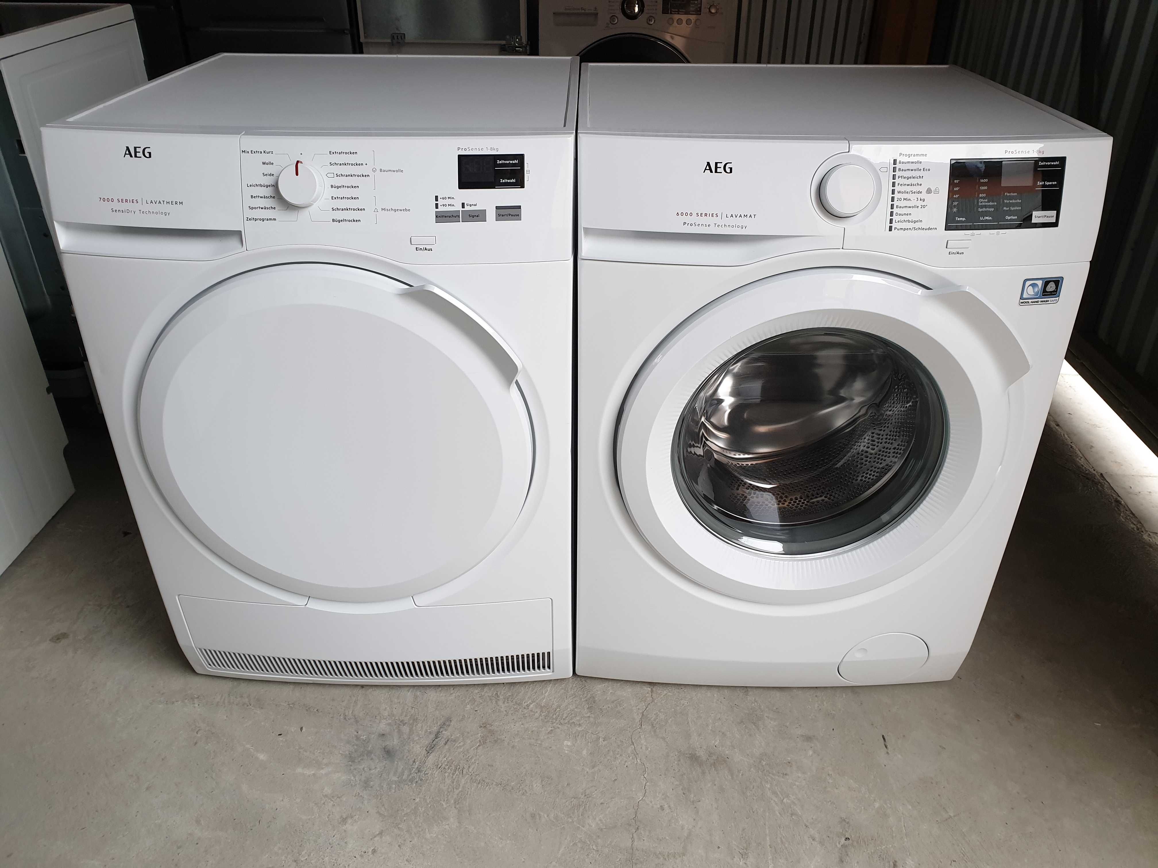 Комплект стиральная / сушильная машина AEG 8 KG